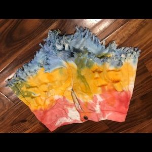 Booty shorts low rise size